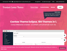 Tablet Screenshot of premium-contao-themes.com